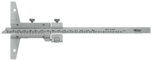 Mitutoyo 527-101 Vernier Derinlik Ölçer 0-150mm, 0,02mm, İnce ayar