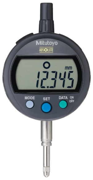 Mitutoyo 543-390B 12,7mm Ölçüm Aralıklı 0,001/0,01mm Çözünürlüklü Dijital Komparatör Saati