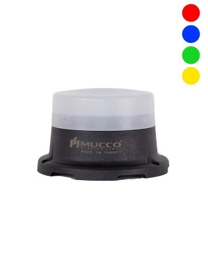 Mucco RGB Buzzer Mini İkaz Lambası 12-24V AC/DC SNT-M74-RGB