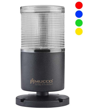 Mucco RGB Buzzer Işıklı Kolon 40-260V AC/DC SNT-T72-B-RGB